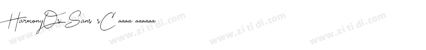 HarmonyOs_Sans_sC 常规字体转换